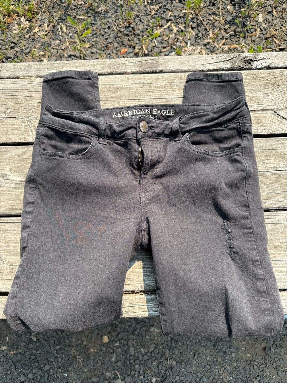 American Eagle Outfitters Black Skinny Stretch Jeans